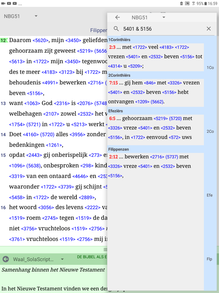 vrezen en beven onlinebijbel